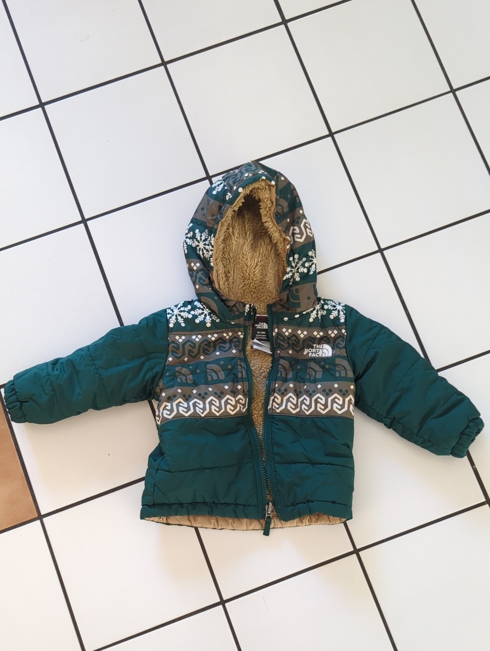 The North Face Toddler Winter Jacket Reversible Fleece-lined